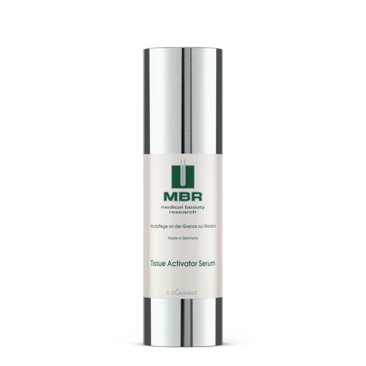 MBR Tissue Activator Serum 1.0 oz – highly concentrated collagen-formation serum for stimulating dermal tissue functions, defining and lifting facial contours, improving elasticity, and visibly reducing dark shadows around the eyes, mouth, and chin | MDR Skin Studio