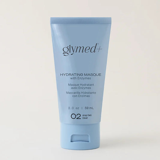 GlyMed Plus Hydrating Masque with Enzymes – refreshing enzymatic hydrating face masque with hydrating botanicals and antioxidant support for gently exfoliating, replenishing moisture, and leaving dry, dehydrated, or dull skin feeling refreshed, moisturized, and radiant | MDR Skin Studio
