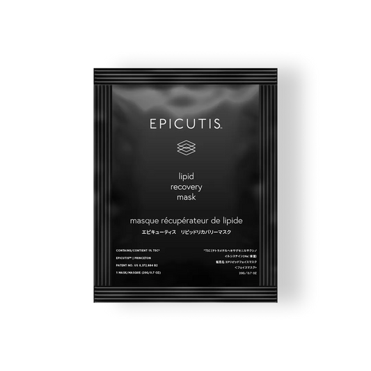 Epicutis LIPID RECOVERY MASK Face – ultra-concentrated TSC bio-cellulose treatment mask for instantly calming redness, soothing post-procedure skin, and restoring a smoother, tighter, and more comfortable complexion | MDR Skin Studio
