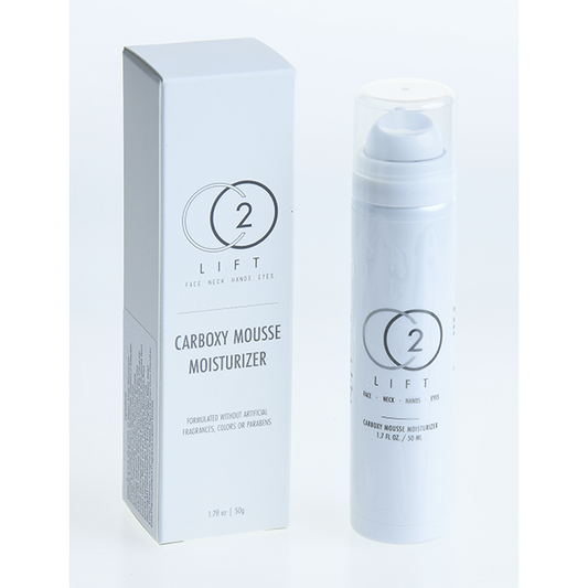 Lumisque CO2LIFT Carboxy Mousse Moisturizer – daily carbon dioxide mousse moisturizer for prolonging CO2 therapy results, delivering intense long-lasting hydration, blocking melanin production, and leaving skin glowing and luminous | MDR Skin Studio