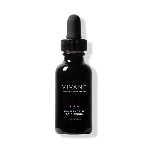 Vivant 15% Mandelic Acid Serum Level II 1 fl oz – advanced-strength mandelic acid serum for accelerating cell turnover, fading hyperpigmentation, and refining skin texture for a clearer, more even complexion | MDR Skin Studio