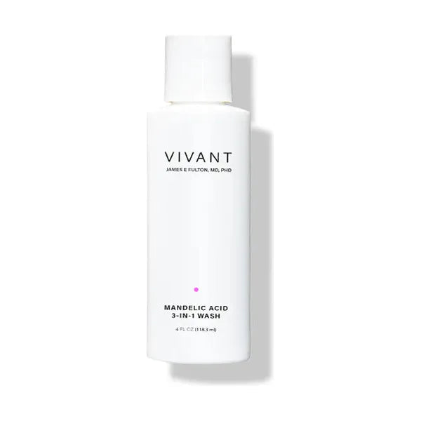 Vivant Mandelic Acid 3-In-1 Wash – antibacterial cleansing wash for removing impurities, exfoliating dead skin cells, and treating acne-prone skin for a cleaner, clearer complexion | MDR Skin Studio