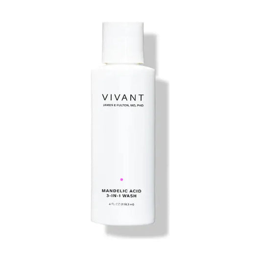 Vivant Mandelic Acid 3-In-1 Wash – antibacterial cleansing wash for removing impurities, exfoliating dead skin cells, and treating acne-prone skin for a cleaner, clearer complexion | MDR Skin Studio