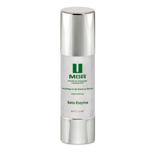 MBR Beta Enzyme Exfoliant – hydroxy acid and papain enzyme complex gel for removing excess sebum and lipids, stimulating cell metabolism, minimizing pores and fine lines, and revealing a radiant, refined, and long-lasting moisturized complexion | MDR Skin Studio