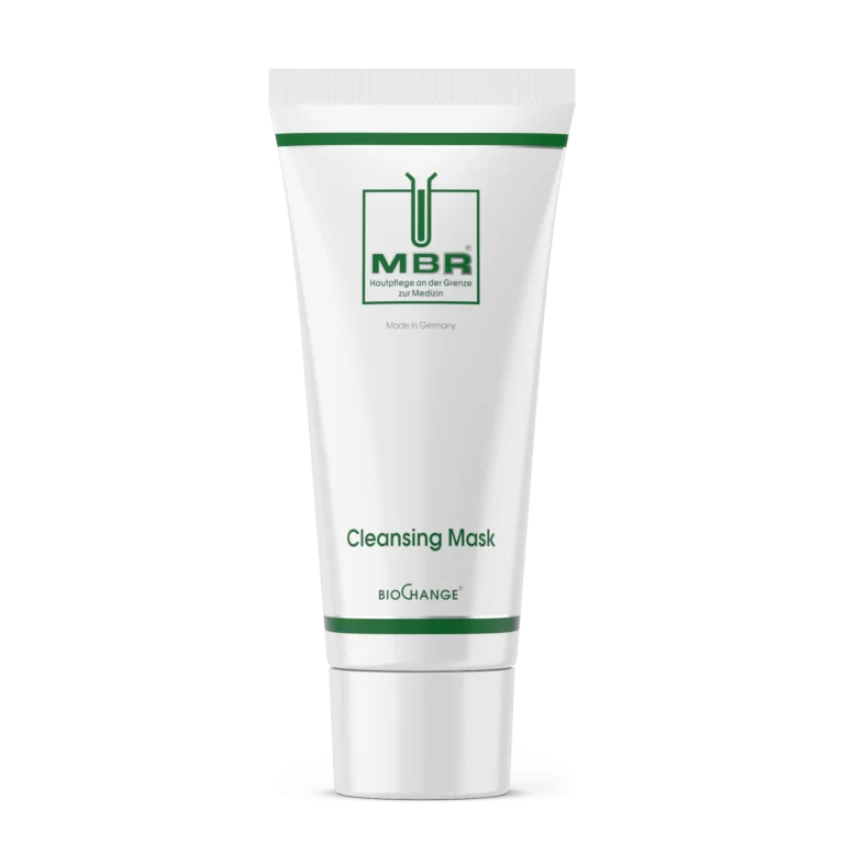 MBR Cleansing Mask – white clay and botanical detoxifying mask for sensitive skin to regulate sebum production, refine pores, reduce blemishes, mattify the complexion, and visibly improve skin's texture and appearance with long-term moisturizing benefits | MDR Skin Studio