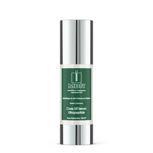 MBR Cross Lift Serum Ultrapeptide – multi-acting intensive firming serum with neuromuscular blocking compounds for reducing microcontractions, plumping deep wrinkles, defining facial contours, and delivering a remarkably renewed and lifted skin structure | MDR Skin Studio
