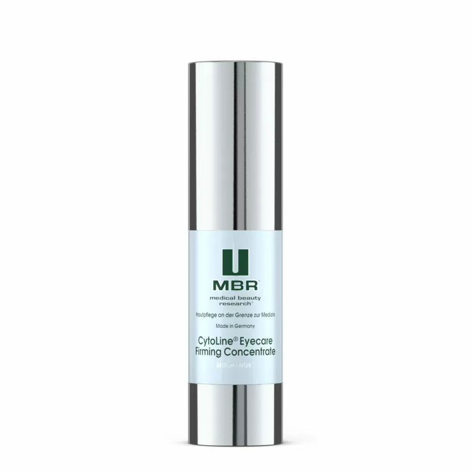 MBR CytoLine Eyecare Firming Concentrate – highly efficient lifting and firming eye concentrate with Syn-Hycan peptide, MBR Cyto-Lift natural polymers, and Cyclopeptide 5 for stimulating hyaluronan production, strengthening collagen fibers, restoring volume and elasticity, and preventing wrinkle formation and sagging | MDR Skin Studio