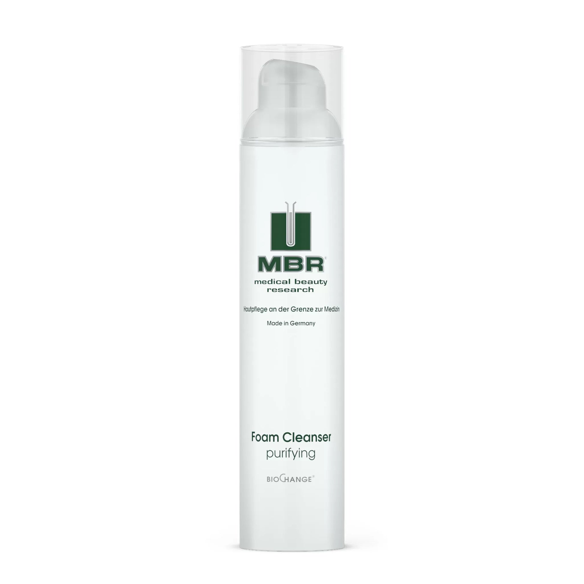 MBR Foam Cleanser 3.4 oz – refreshing deep-cleansing foaming cleanser with skin-friendly lipids and soothing properties for providing intensive yet mild cleansing, replenishing moisture, and activating skin regeneration for a resilient and smooth complexion | MDR Skin Studio