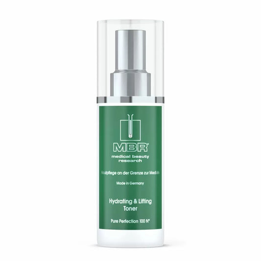 MBR Hydrating & Lifting Toner – revitalizing firming toner with MBR FibroBoost Complex, IBR Pristinizer botanical extract, and MSM sulfur for reanimating fibroblastic structures, stimulating collagen and elastin, minimizing lines and wrinkles, and leaving skin hydrated, smoothed, and lifted | MDR Skin Studio