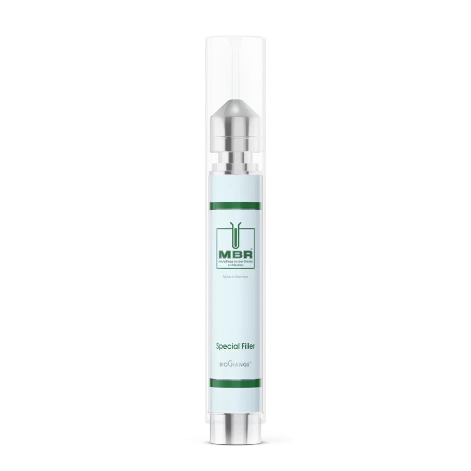 MBR Special Filler – tightening and plumping anti-wrinkle filler with PENTAVITIN botanical extract, macro and micro hyaluronic acid, and CroNoline restructuring peptide for boosting the body's own hyaluronic acid synthesis, deeply hydrating, and visibly firming and smoothing skin from within | MDR Skin Studio