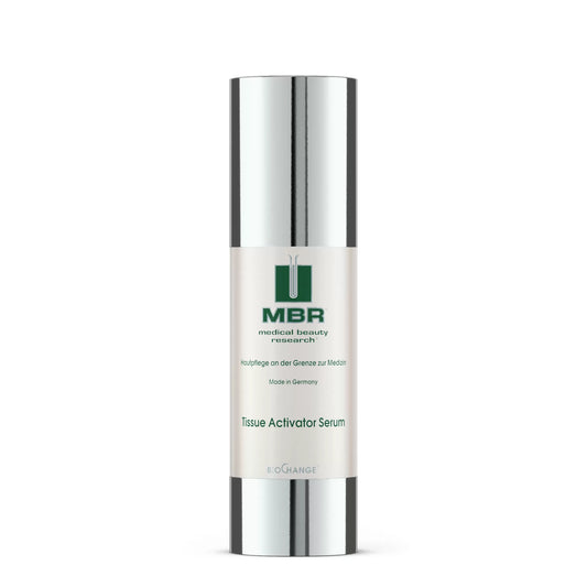 MBR Tissue Activator Serum 1.0 oz – highly concentrated collagen-formation serum for stimulating dermal tissue functions, defining and lifting facial contours, improving elasticity, and visibly reducing dark shadows around the eyes, mouth, and chin | MDR Skin Studio