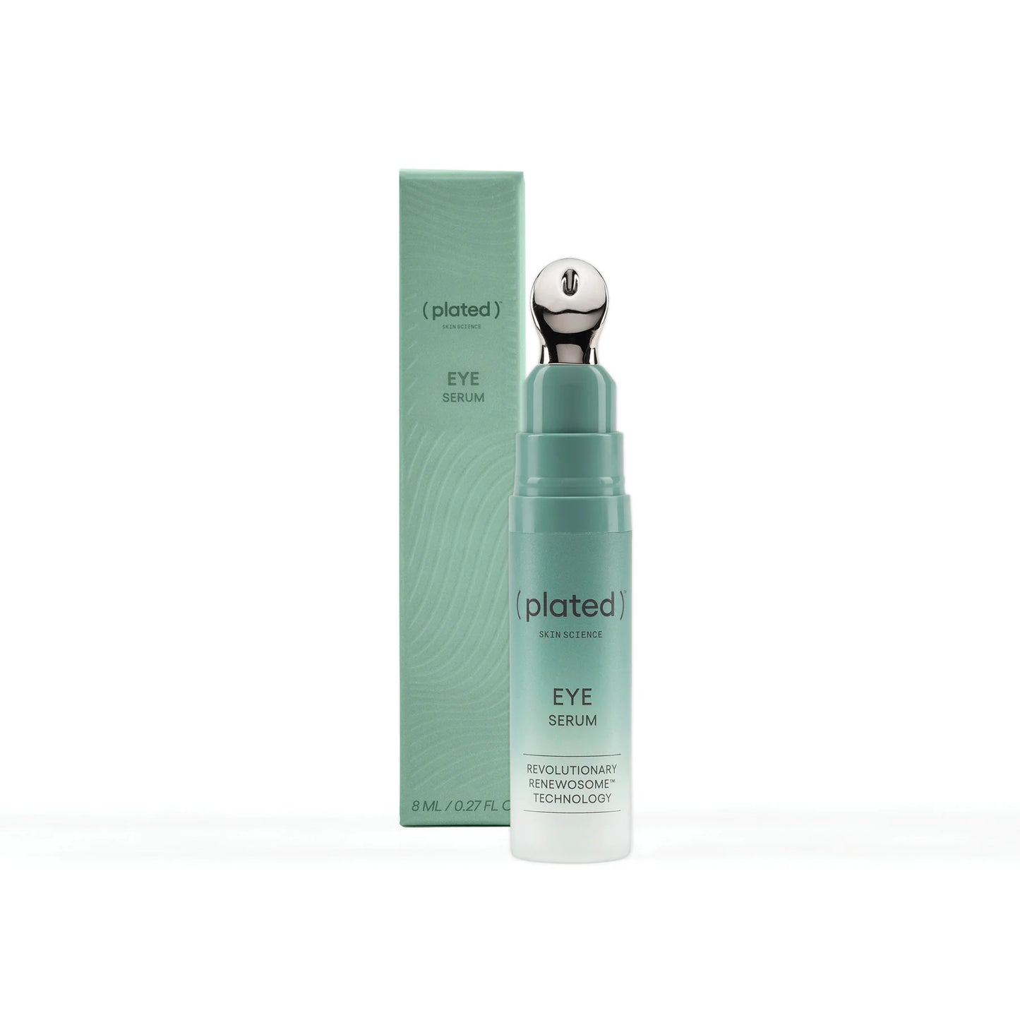 Plated EYE Serum – exosome-powered Renewosome™ eye serum with caffeine and dual-seaweed extract for reducing fine lines, brightening under-eye discoloration, tightening skin, and minimizing puffiness around the eye area | MDR Skin Studio