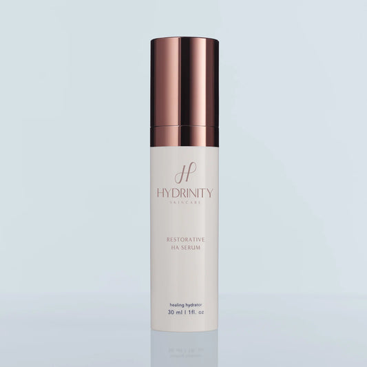 Hydrinity Restorative HA Serum with PPM⁶ Technology – advanced hyaluronic acid serum for deeply replenishing moisture, accelerating skin recovery, and restoring a plump, smooth, and visibly rejuvenated complexion | MDR Skin Studio