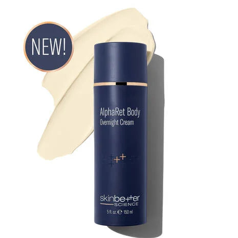 Skinbetter AlphaRet Body Overnight Cream – nightly resurfacing body cream with AlphaRet Technology, salicylic acid, ammonium lactate, and niacinamide for hydrating, smoothing, and firming rough, dry, flaky, and crepey skin on arms, elbows, and hands | MDR Skin Studio